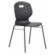 Arc Four Leg Classroom / Visitor Chair With Brace